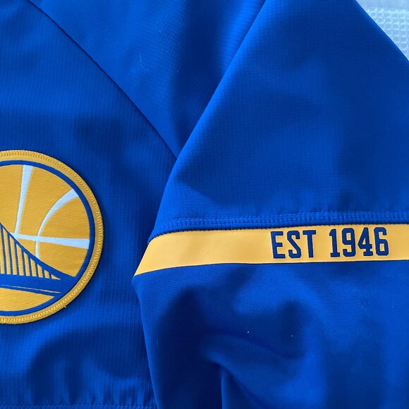 Adidas NBA Golden State Warriors Warm-up Jacket, Men’s size L - Picture 11 of 11